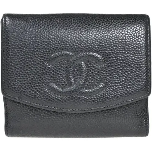 Pre-owned Leder Portemonnaies , Damen, Größe: ONE Size - Chanel Vintage - Modalova