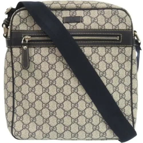 Pre-owned Cross Body Bags, female, , Size: ONE SIZE Pre-owned Linen shoulder-bags - Gucci Vintage - Modalova