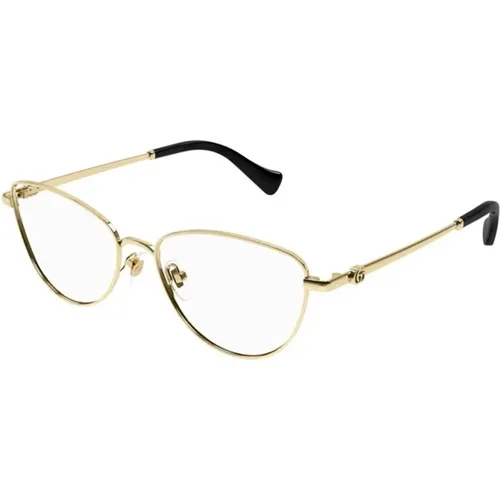 Goldrahmen Sonnenbrille Gg1595O 001 - Gucci - Modalova