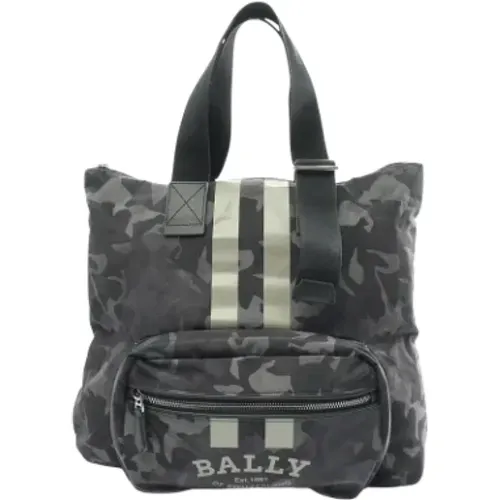 Pre-owned Tote Bags, male, , Size: ONE SIZE Pre-owned Fabric handbags - Bally Pre-owned - Modalova