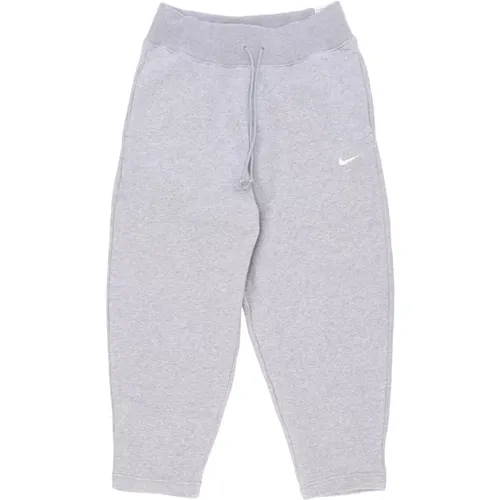 Women's Fleece Tracksuit Pants Curved , female, Sizes: L, M - Nike - Modalova