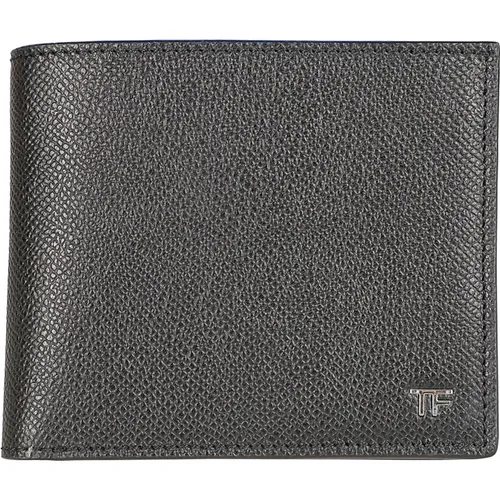 Wallets & Cardholders, male, , Size: ONE SIZE Wallet with Multiple Compartments - Tom Ford - Modalova