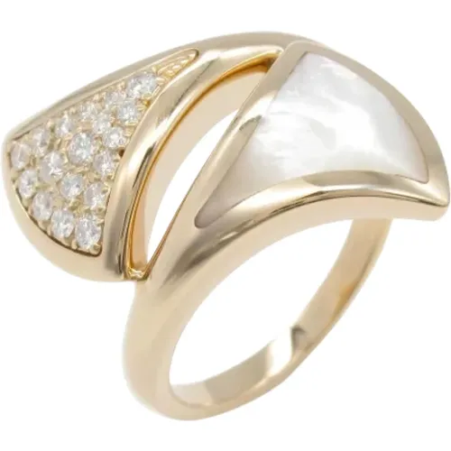 Pre-owned Jewellery, female, , Size: ONE SIZE Pre-owned Rose Gold rings - Bvlgari Vintage - Modalova