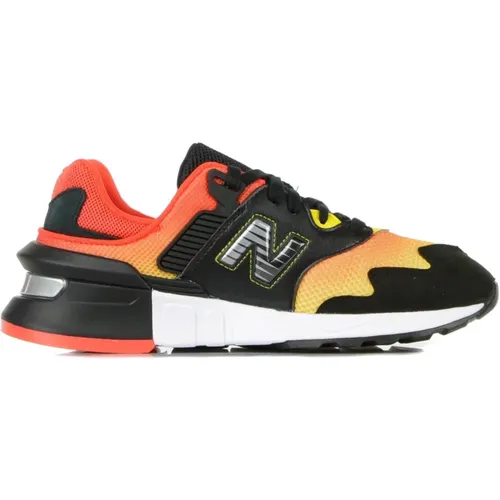 Sneakers, male, , Size: 10 US Sporty Black/Neo Flame Men's Shoes - New Balance - Modalova