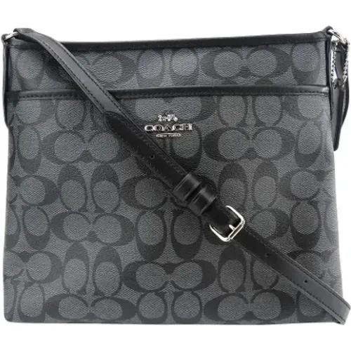 Pre-owned Cross Body Bags, female, , Size: ONE SIZE Pre-owned Canvas shoulder-bags - Coach Pre-owned - Modalova