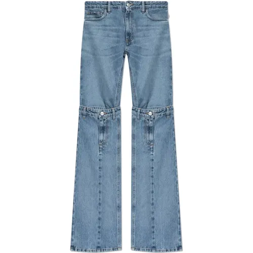Jeans mit Ausschnitten , Damen, Größe: 2XS - Coperni - Modalova