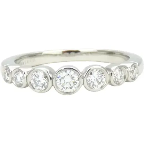 Pre-owned Jewellery, female, , Size: ONE SIZE Pre-owned Silver rings - Tiffany & Co. Pre-owned - Modalova