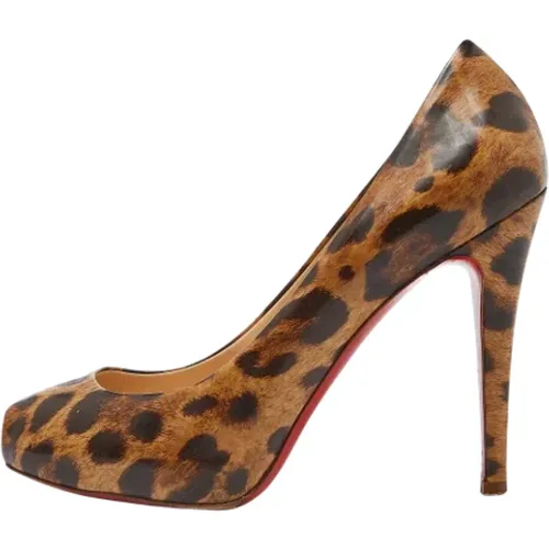 Pre-owned Pumps, female, , Size: 7 1/2 US Pre-owned Leather heels - Christian Louboutin Pre-owned - Modalova