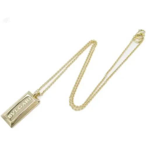 Pre-owned Jewellery, female, , Size: ONE SIZE Pre-owned Gold necklaces - Bvlgari Vintage - Modalova