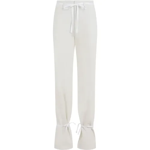 Straight Pants With Strings , female, Sizes: XS, S - Lemaire - Modalova