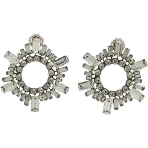 Pre-owned Metal earrings , female, Sizes: ONE SIZE - Amina Muaddi Pre-owned - Modalova