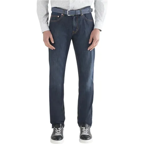 Gerades Jeans , Herren, Größe: W33 - Harmont & Blaine - Modalova