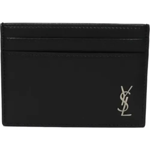 Pre-owned Wallets, female, , Size: ONE SIZE Pre-owned Leather wallets - Yves Saint Laurent Vintage - Modalova