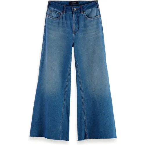 High Rise Wide Leg Jeans , female, Sizes: W28, W26, W27, W30, W29, W31 - Scotch & Soda - Modalova