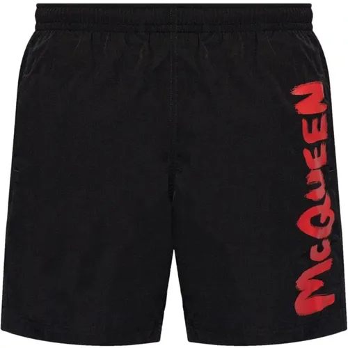 Sea Clothing with Logo Print , male, Sizes: M, S - alexander mcqueen - Modalova