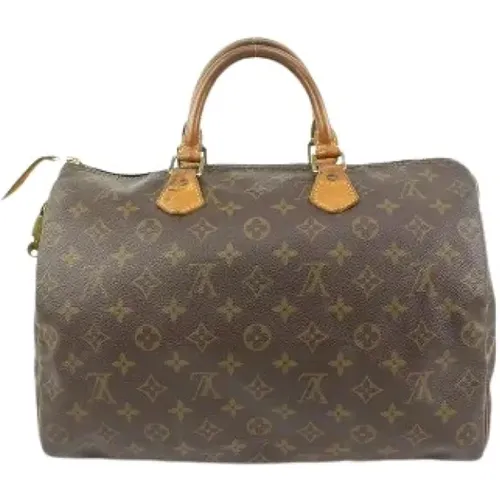 Pre-owned Handbags, female, , Size: ONE SIZE Pre-owned Speedy 35 Monogram Handbag - Louis Vuitton Vintage - Modalova