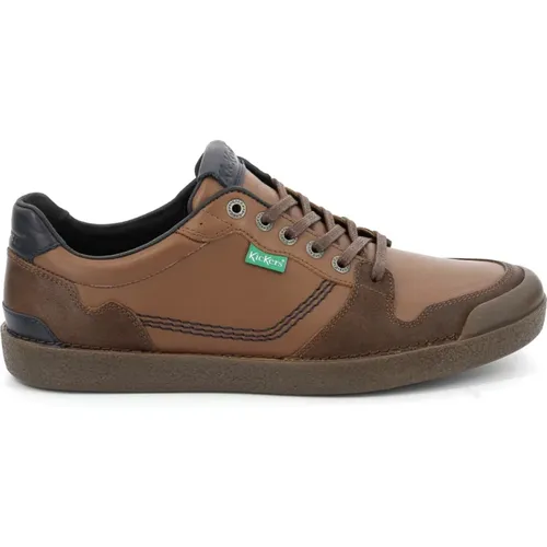 Niedrige Leder Sneakers Kick Trigolo , Herren, Größe: 40 EU - Kickers - Modalova