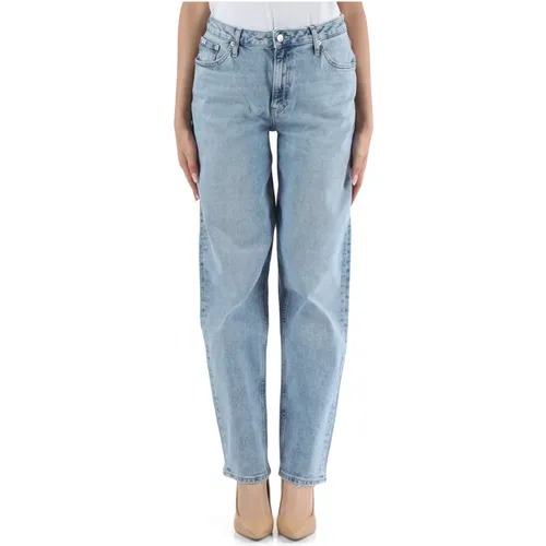 Straight Loose Jeans Five Pockets , female, Sizes: W24, W28, W25, W31, W29, W27, W30, W26 - Calvin Klein Jeans - Modalova