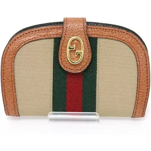 Pre-owned Canvas Gucci Key Holder , female, Sizes: ONE SIZE - Gucci Vintage - Modalova