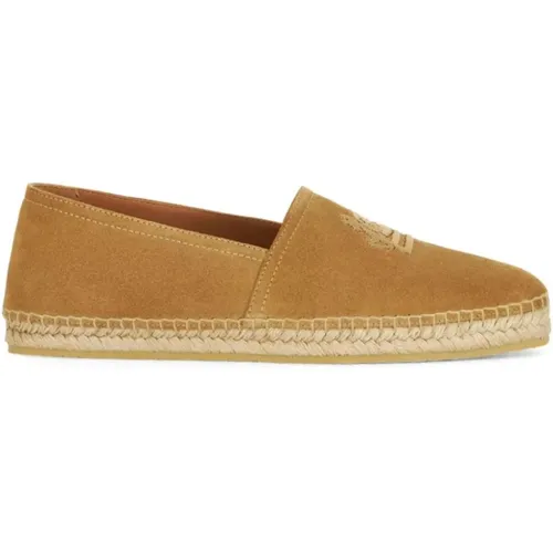 Espadrilles, male, , Size: 7 US Beige Suede Espadrilles - ETRO - Modalova