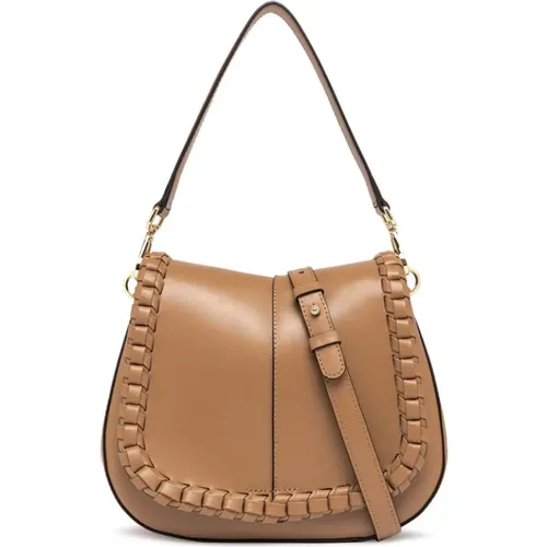 Helena Round Special Leather Bag , female, Sizes: ONE SIZE - Gianni Chiarini - Modalova