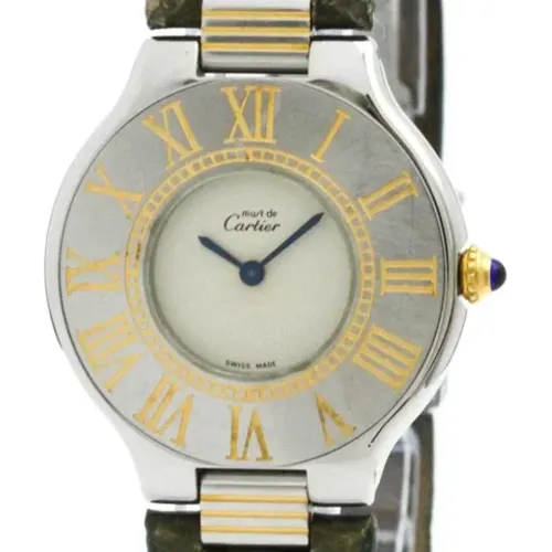 Pre-owned Watches, female, , Size: ONE SIZE Pre-owned Stainless Steel watches - Cartier Vintage - Modalova