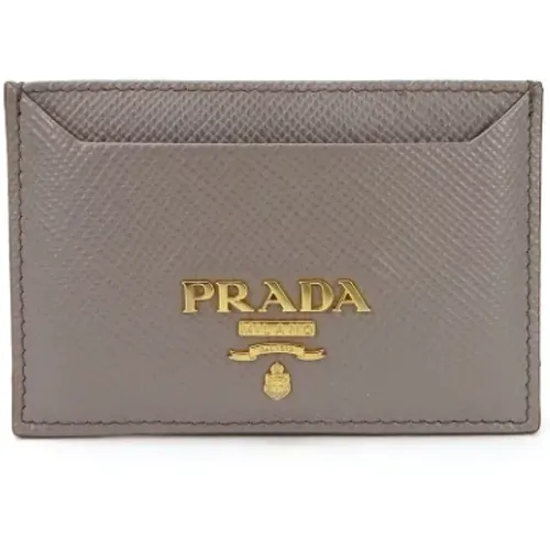 Pre-owned Wallets, female, , Size: ONE SIZE Pre-owned Leather wallets - Prada Vintage - Modalova