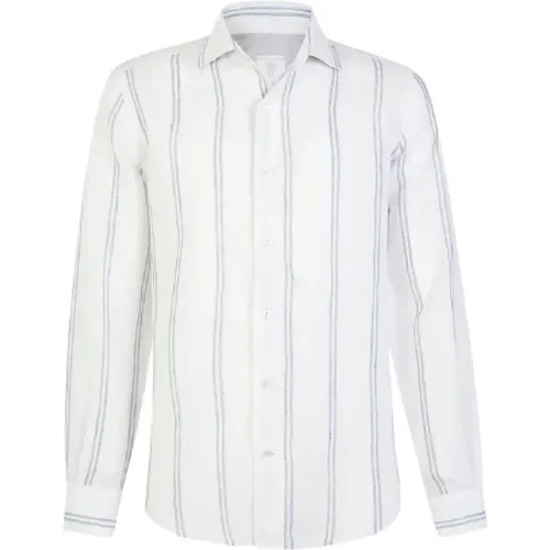 Casual Shirts, male, , Size: L Casual Cotton Shirt - Eleventy - Modalova