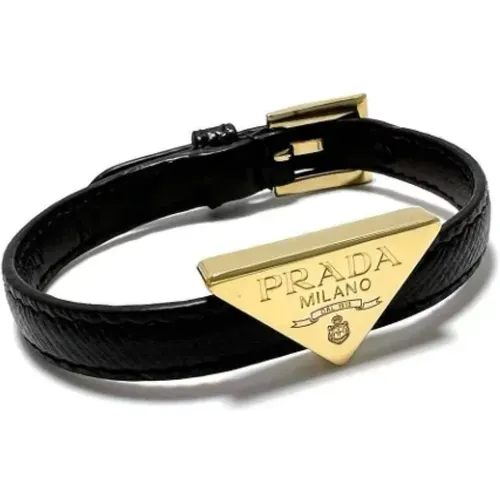 Pre-owned Leather bracelets , female, Sizes: ONE SIZE - Prada Vintage - Modalova