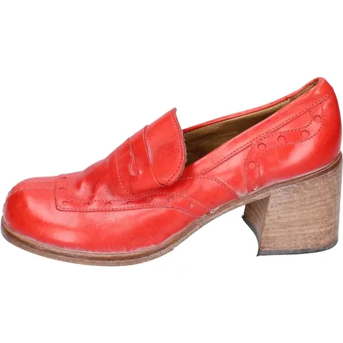 Vintage Lederloafer für Frauen - MOMA - Modalova