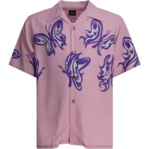 Short Sleeve Shirts, male, , Size: M One-Up Shirt - Needles - Modalova