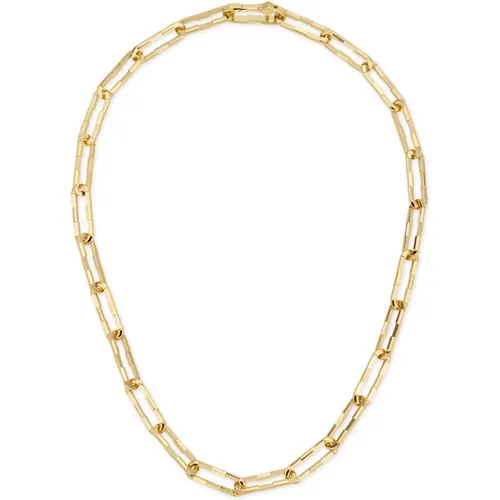 Necklaces, female, , Size: ONE SIZE Ybb744599001 - 18kt Gold - Link to Love Necklace - Gucci - Modalova