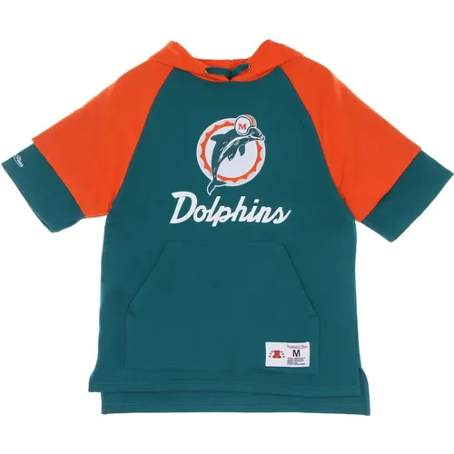 Hoodies, male, , Size: XL Miami Dolphins NFL Hoodie - Mitchell & Ness - Modalova