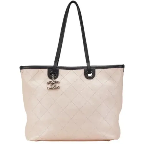 Pre-owned Tote Bags, female, , Size: ONE SIZE Pre-owned Leather chanel-bags - Chanel Vintage - Modalova