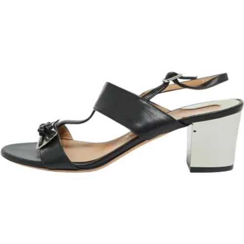 Pre-owned Leather sandals , female, Sizes: 4 1/2 UK - Salvatore Ferragamo Pre-owned - Modalova