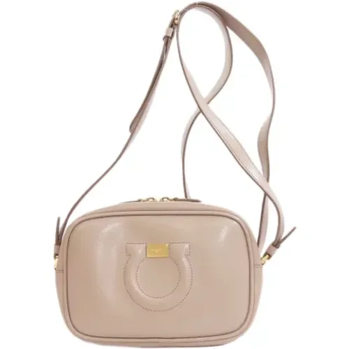 Pre-owned Leather shoulder-bags , female, Sizes: ONE SIZE - Salvatore Ferragamo Pre-owned - Modalova