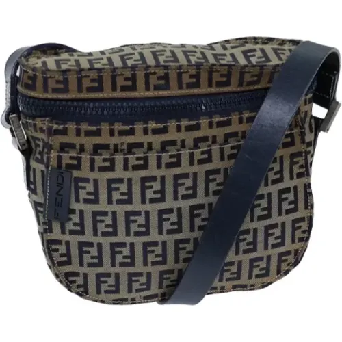 Pre-owned Cross Body Bags, female, , Size: ONE SIZE Pre-owned Canvas fendi-bags - Fendi Vintage - Modalova