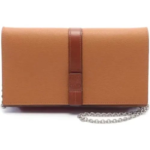 Pre-owned Cross Body Bags, female, , Size: ONE SIZE Pre-owned Leather shoulder-bags - Loewe Pre-owned - Modalova