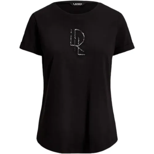 Kurzarm T-Shirt , Damen, Größe: XS - Ralph Lauren - Modalova