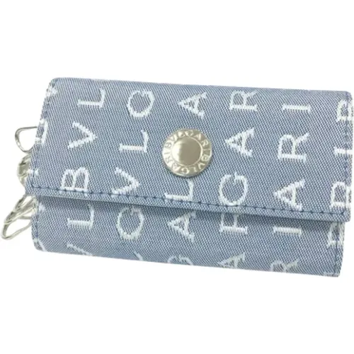 Pre-owned Accessories, female, , Size: ONE SIZE Pre-owned Canvas key-holders - Bvlgari Vintage - Modalova