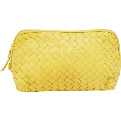 Pre-owned Clutches, female, , Size: ONE SIZE Pre-owned Leather pouches - Bottega Veneta Vintage - Modalova