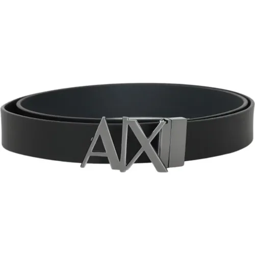 Belts, male, , Size: 85 CM Belt - Armani Exchange - Modalova