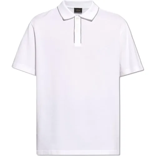 Baumwoll-Poloshirt mit Logo , Herren, Größe: 2XL - Brioni - Modalova