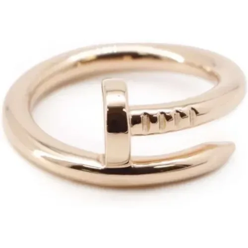 Pre-owned Jewellery, female, , Size: ONE SIZE Pre-owned Rose Gold rings - Cartier Vintage - Modalova