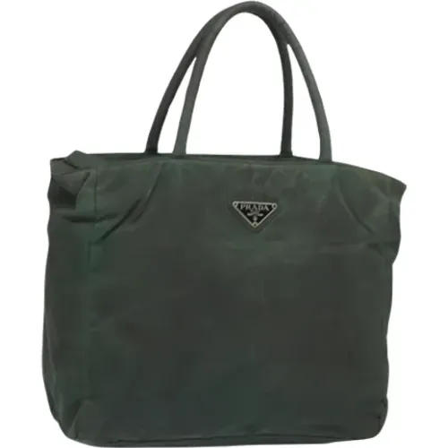 Pre-owned Tote Bags, female, , Size: ONE SIZE Pre-owned Nylon handbags - Prada Vintage - Modalova