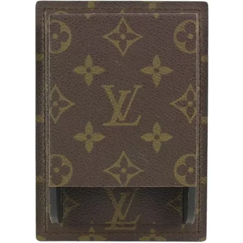 Gebrauchte braune Leder Louis Vuitton Tasche - Louis Vuitton Vintage - Modalova