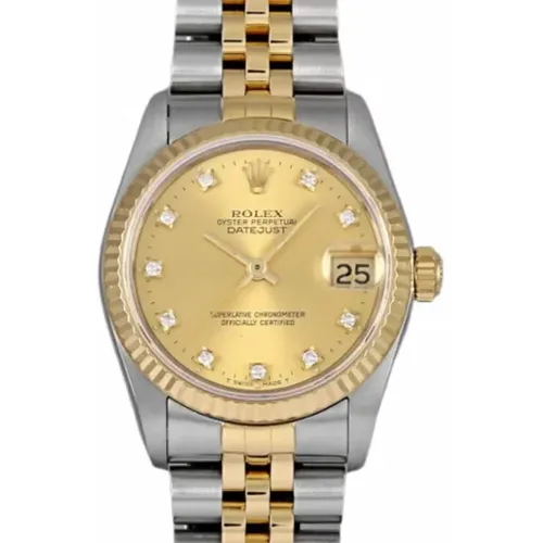 Pre-owned Gold Metal Rolex Watch , female, Sizes: ONE SIZE - Rolex Vintage - Modalova