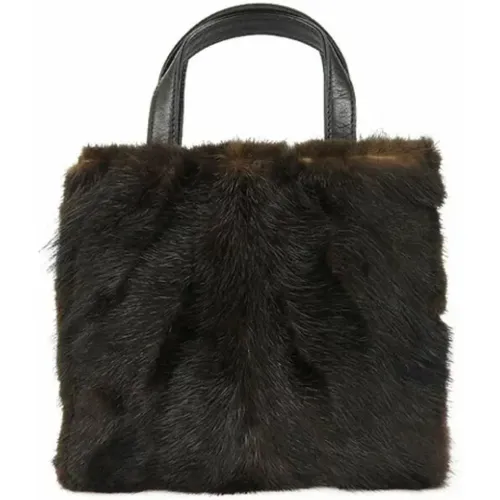 Pre-owned Handbags, female, , Size: ONE SIZE Pre-owned Fur handbags - Loewe Pre-owned - Modalova