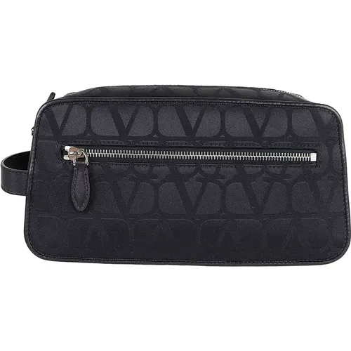 Iconographe Washbag in Nylon , male, Sizes: ONE SIZE - Valentino Garavani - Modalova