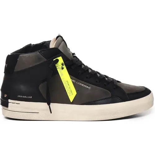 Schwarze High-Top-Sneaker mit Bandsohle - Crime London - Modalova